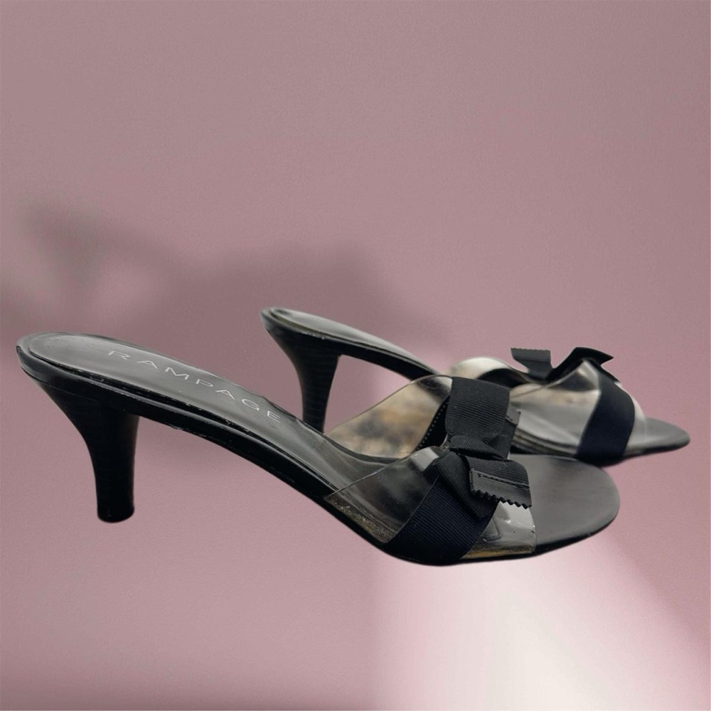 RAMPAGE Black Heeled Sandals